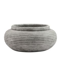 Athena Round Ribbed Planter