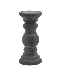 Amalfi Small Grey  Column Candle Holder