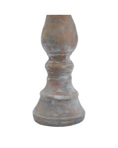 Siena Large Brown  Column Candle Holder