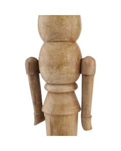 Natural Large Nutcracker Decoration