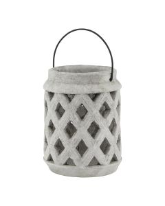 Athena Stone Large Lattice Lantern