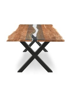 Live Edge Collection Large River Dining Table