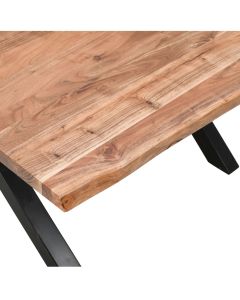 Live Edge Collection Large Square Dining Table