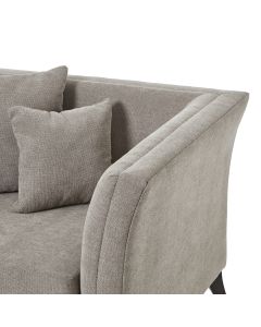 Vesper Taupe Cushion Back Snuggle Chair