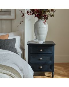 Contour Collection 3 Drawer Side Table