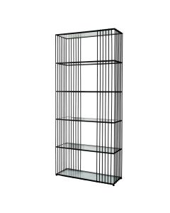 Alto Shelf Unit With Glass Shelves
