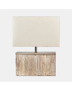 Hampton White Wash Wood Table Lamp