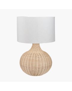 Allona Natural Rattan Table Lamp