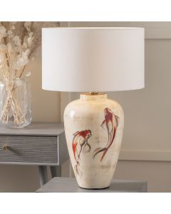 Emerayn Koi Natural Ceramic Table Lamp Base