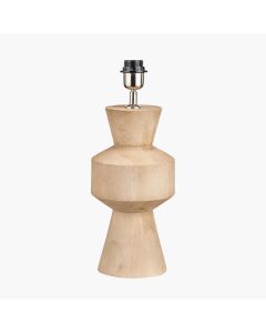 Koa Natural Mango Wood Contemporary Table Lamp Base