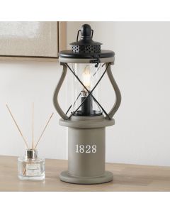Gibson Antique Wood Lantern Table Lamp