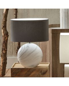 Crestola Marble Effect Ceramic Table Lamp