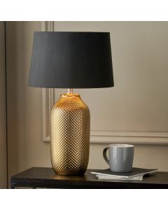 Nova Gold Textured Ceramic Table Lamp