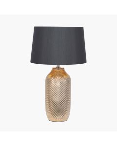 Nova Gold Textured Ceramic Table Lamp