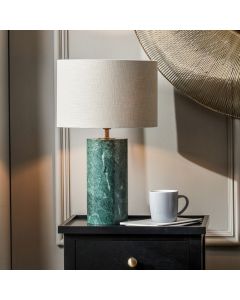 Kiorini Green Marble Table Lamp Base