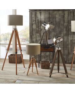 Sumba Bamboo Tripod Floor Lamp Base