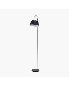 Amalie Black Metal Retro Task Floor Lamp