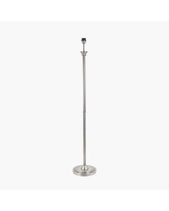 Salvatore Antique Silver Metal Floor Lamp Base