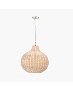 Allona Natural Rattan Pendant