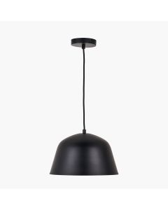 Amalie Black Metal Retro Pendant