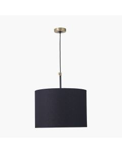 Bryce Black and Gold Metal Ceiling Pendant 