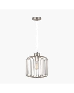 Dania Silver Metal Wire Pendant