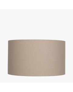 Henry 35cm Taupe Handloom Cylinder Shade