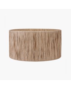 Tilia 40cm Natural Raffia Cylinder Lampshade