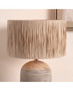 Tilia 40cm Natural Raffia Cylinder Lampshade