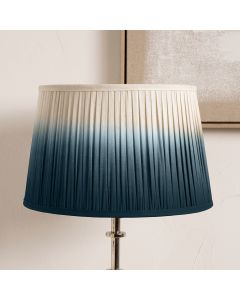 Scallop 40cm Blue Ombre Soft Pleated Tapered Lampshade 