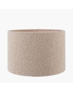 Rouen 35cm Taupe Boucle Cylinder Lampshade