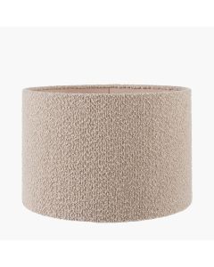 Rouen 40cm Taupe Boucle Cylinder Shade