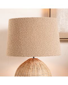 Martigues 45cm Taupe Boucle Tapered Cylinder Shade