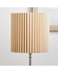 Callista 35cm Natural Linen Hard Pleat Lampshade