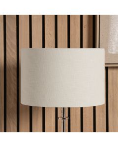 Lino 25cm Cream Self Lined Linen Drum Shade