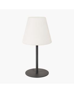 Grey Outdoor Table Lamp