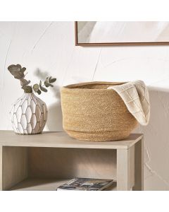 Seagrass Natural Round Basket