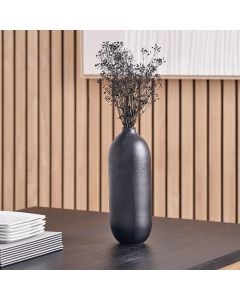 Black Metal Bullet Vase