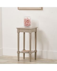 Heritage Putty Pine Wood Accent Table