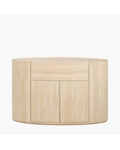 Tivoli Travertine Effect Veneer 1 Drawer, 2 Door Sideboard