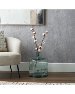 Clear Recycled Glass Bottle Vase