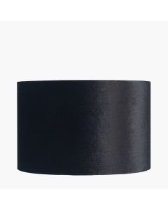 Bow 40cm Black Velvet Cylinder Shade