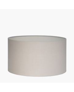 45cm Taupe Poly Cotton Cylinder Drum Shade