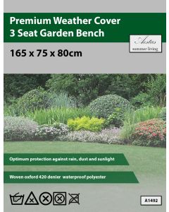 Aestas Premium 3 Seat Garden Bench Weather Cover