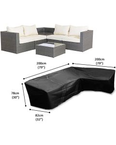 L Shaped Sofa Weather Cover 200x200x78cmH