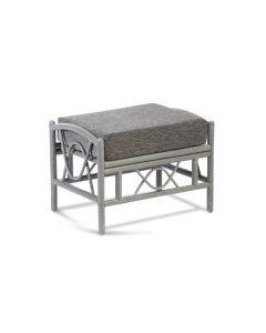 Bali Footstool - Grey Wash