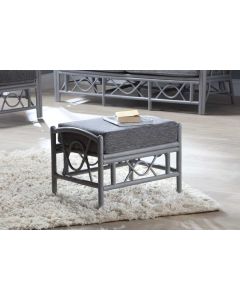 Bali Footstool - Grey Wash