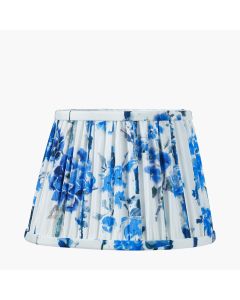 Kyoto Flower 14 Pleated Shade Cobalt
