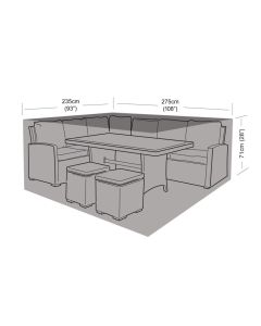 Medium Casual Dining Set Weather Cover 275x235x71cm