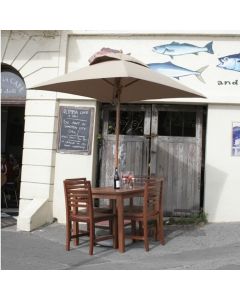 Tradewinds Classic Square Centre Pole Parasol 190x190cm. Choose from 8 Canopy Colours.